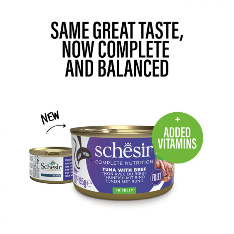 Schesir Cat C&B Jelly Τόνος με Μοσχάρι 85gr 1τμχ Γάτες Schesir Cat C&B Jelly Τόνος με Μοσχάρι 85gr 1τμχ Γάτες