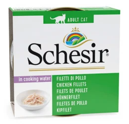 Schesir Cat Chicken Fillets In Cooking Water 85gr 1τμχ Schesir Cat Chicken Fillets In Cooking Water 85gr 1τμχ