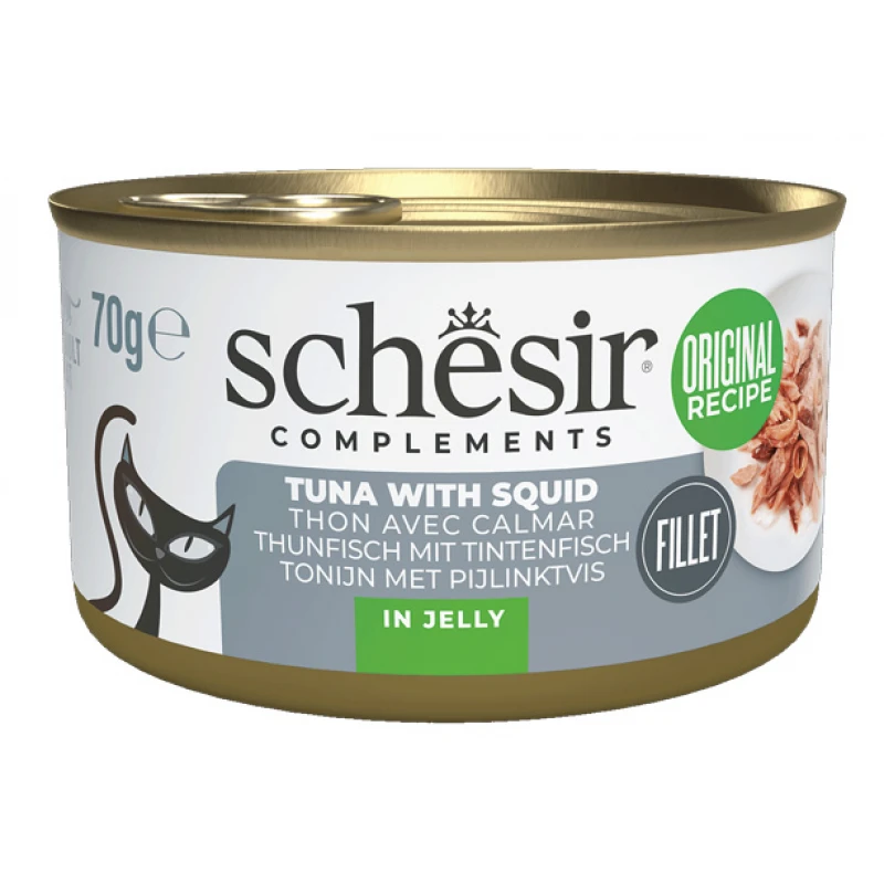 Schesir Cat Jelly Τόνος Με Καλαμάρι 70gr 1τμχ Γάτες Schesir Cat Jelly Τόνος Με Καλαμάρι 70gr 1τμχ Γάτες
