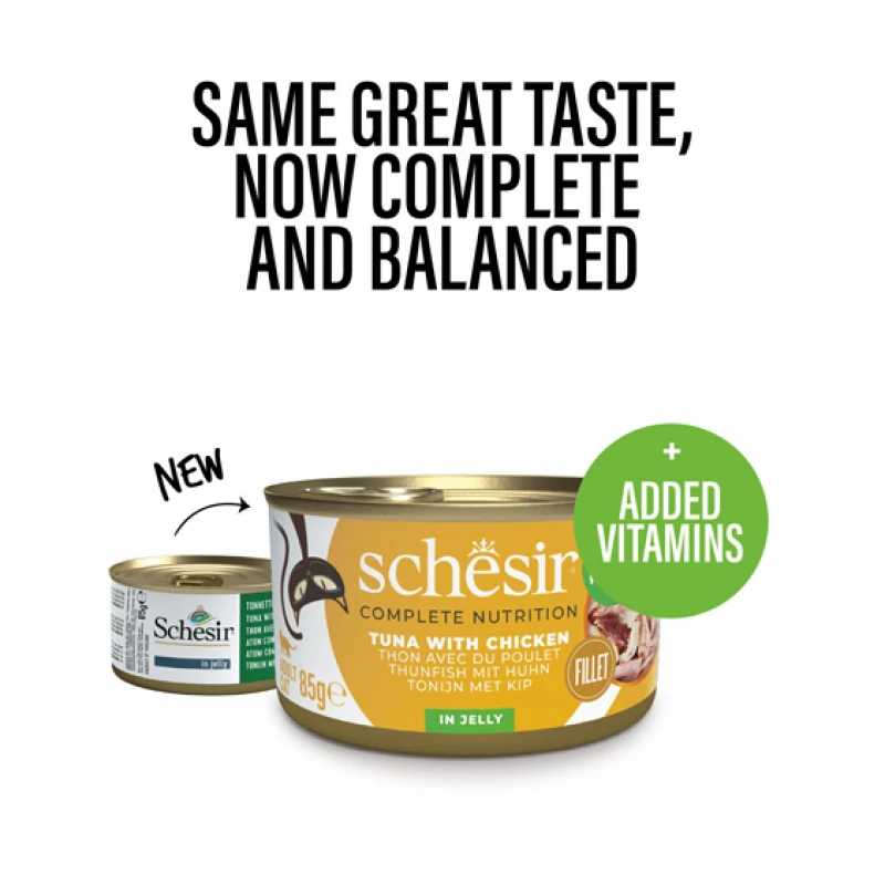 Schesir Cat C&B Jelly Τόνος Με Κοτόπουλο 85gr 1τμχ Γάτες Schesir Cat C&B Jelly Τόνος Με Κοτόπουλο 85gr 1τμχ Γάτες