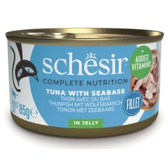 Schesir Cat C&B Jelly Τόνος Με Λαβράκι 85gr 1τμχ