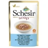 Schesir Cat Pouch Άγριος Τόνος και Καλαμάρια σε Σούπα 85gr