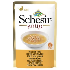 Schesir Cat Pouch Κοτόπουλο με Κολοκύθα σε Σούπα 85gr Schesir Cat Pouch Κοτόπουλο με Κολοκύθα σε Σούπα 85gr