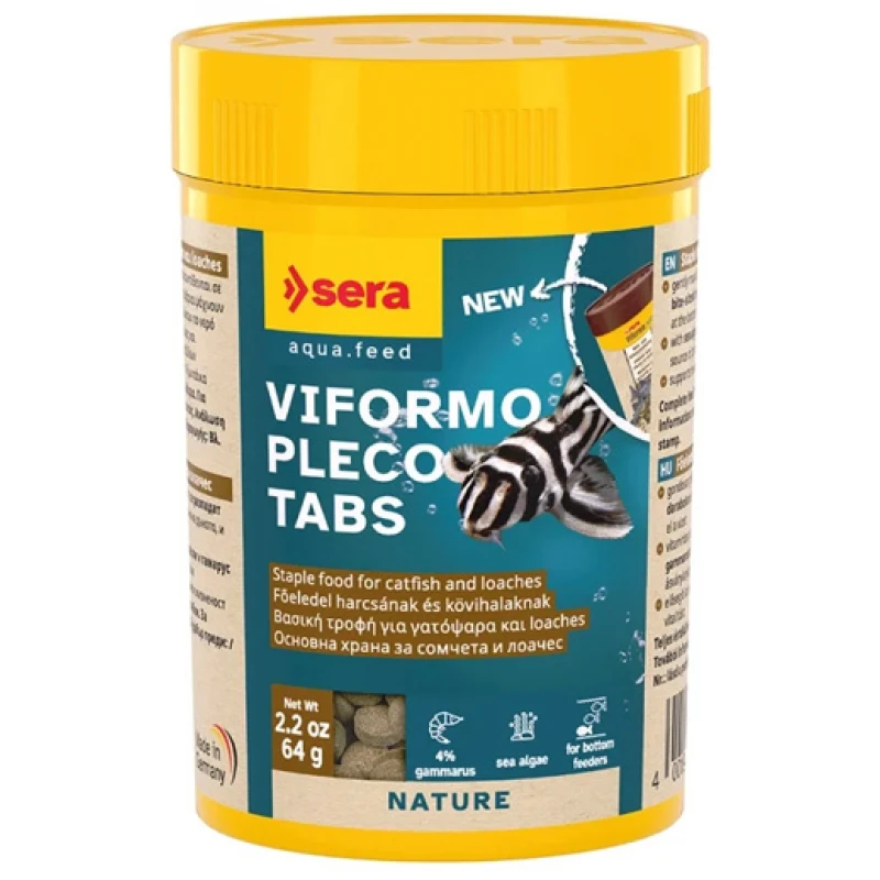 Sera Viforno Βασική Τροφή σε ταμπλέτες για γατόψαρα 100ml (258tabs) ΤΡΟΦΕΣ ΓΙΑ ΨΑΡΙΑ Sera Viforno Βασική Τροφή σε ταμπλέτες για γατόψαρα 100ml (258tabs) ΤΡΟΦΕΣ ΓΙΑ ΨΑΡΙΑ