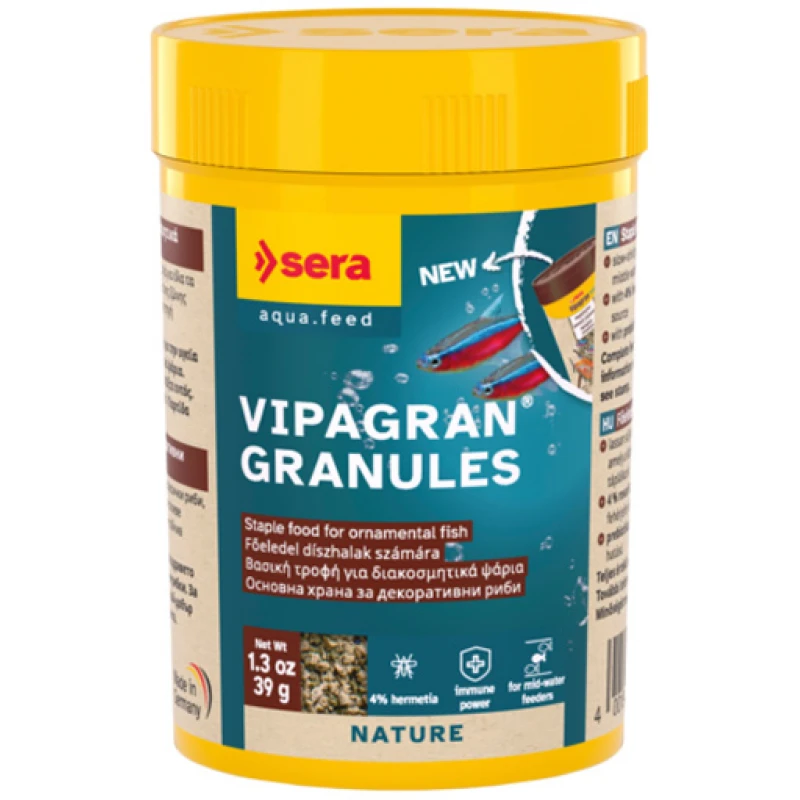 Sera Vipagran Βασική Τροφή σε κόκκους 100ml ΤΡΟΦΕΣ ΓΙΑ ΨΑΡΙΑ