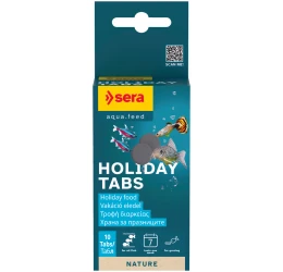 Τροφή Διακοπών για Ψάρια Sera Holiday 10 Tabs