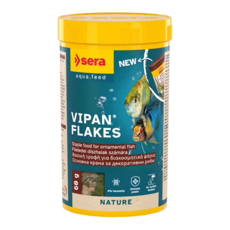 ΤΡΟΦΗ ΓΙΑ ΤΡΟΠΙΚΑ ΨΑΡΙΑ VIPAN NATURE ΤΗΣ SERA 250ML ΤΡΟΦΕΣ ΓΙΑ ΨΑΡΙΑ