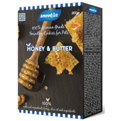 Smookies Premium Honey & Butter Μπισκότα Σκύλου 200gr