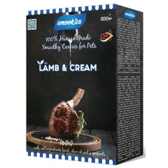 Smookies Lamb & Cream Μπισκότα Σκύλου 200gr