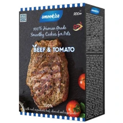 Smookies Beef & Tomato Μπισκότα Σκύλου 200gr