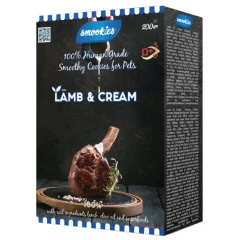 Smookies Lamb & Cream Μπισκότα Σκύλου 200gr