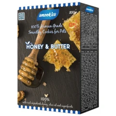 Smookies Premium Honey & Butter Μπισκότα Σκύλου 200gr