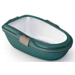 Τουαλέτα Γάτας Furba Chic Maxi (69,5x47x26cm) Πετρόλ Τουαλέτα Γάτας Furba Chic Maxi (69,5x47x26cm) Πετρόλ