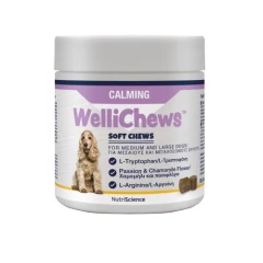 Wellichews Calming Medium & Large Dogs Συμπλήρωμα για Χαλάρωση 60τμχ Wellichews Calming Medium & Large Dogs Συμπλήρωμα για Χαλάρωση 60τμχ