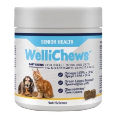 Wellichews Senior Health Small Dogs & Cats Συμπλήρωμα για Ενέργεια 120τμχ Wellichews Senior Health Small Dogs & Cats Συμπλήρωμα για Ενέργεια 120τμχ