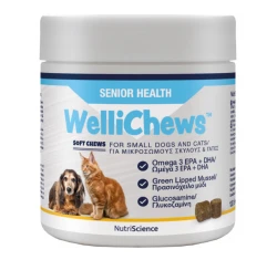 Wellichews Senior Health Small Dogs & Cats Συμπλήρωμα για Ενέργεια 120τμχ Wellichews Senior Health Small Dogs & Cats Συμπλήρωμα για Ενέργεια 120τμχ
