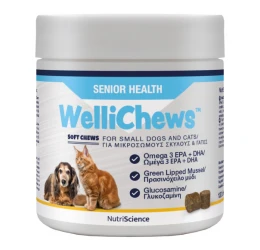 Wellichews Senior Health Small Dogs & Cats Συμπλήρωμα για Ενέργεια 120τμχ Wellichews Senior Health Small Dogs & Cats Συμπλήρωμα για Ενέργεια 120τμχ