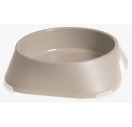 Μπολ Φαγητού και Νερού για Σκύλο και Γάτα Fiboo Beige Bowl with Rubber Bands Large 700ml Μπεζ