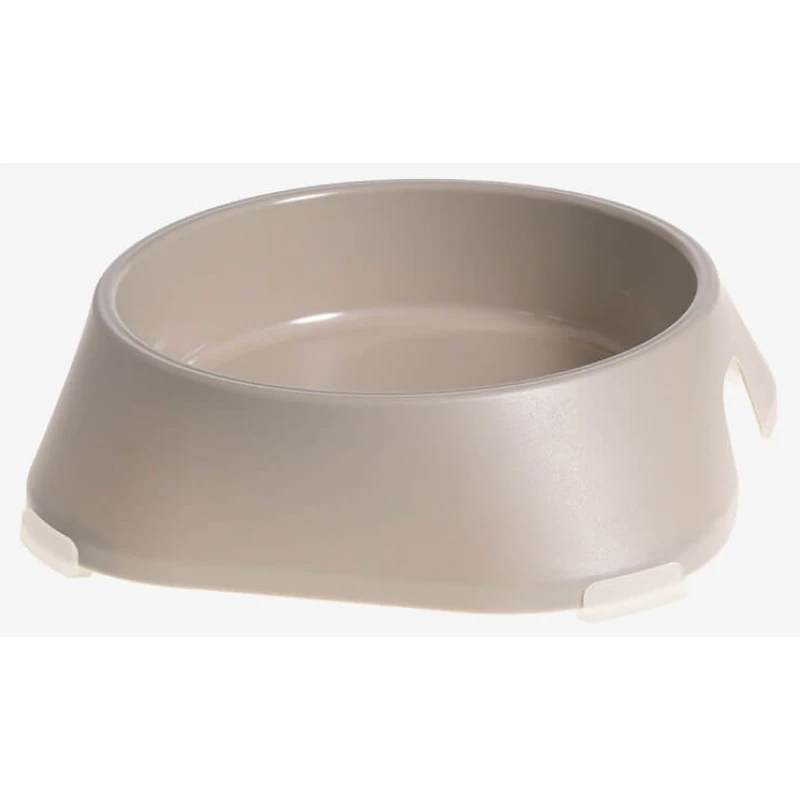 Μπολ Φαγητού και Νερού για Σκύλο και Γάτα Fiboo Beige Bowl with Rubber Bands Medium 400ml Μπεζ ΣΚΥΛΟΙ