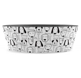 Μπολ Φαγητού και Νερού για Σκύλο και Γάτα Tarhong Friendly Faces Bowl Medium 710ml