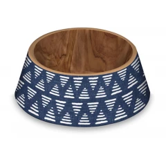 Μπολ Φαγητού για Κατοικίδια Indigo Oasis Pet Bowl Μπλε Large 1124ml 22.6x22.6x7.8cm Μπολ Φαγητού για Κατοικίδια Indigo Oasis Pet Bowl Μπλε Large 1124ml 22.6x22.6x7.8cm