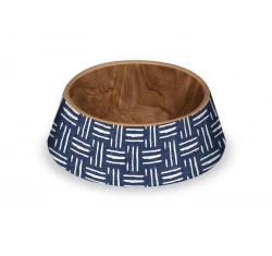 Μπολ Φαγητού για Κατοικίδια Indigo Oasis Pet Bowl Μπλε Small 355ml 16x16x4.8cm Μπολ Φαγητού για Κατοικίδια Indigo Oasis Pet Bowl Μπλε Small 355ml 16x16x4.8cm