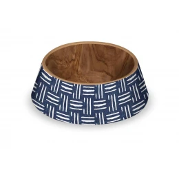 Μπολ Φαγητού για Κατοικίδια Indigo Oasis Pet Bowl Μπλε Small 355ml 16x16x4.8cm Μπολ Φαγητού για Κατοικίδια Indigo Oasis Pet Bowl Μπλε Small 355ml 16x16x4.8cm