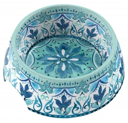 Μπολ Φαγητού για Κατοικίδια Tarhong Gibraltar Double Wall Pet Bowl Γαλάζιο Medium