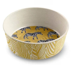 Μπολ Σκύλου και Γάτας Μελαμίνης Τarhong Safari Zebra Medium 946ml Μπολ Σκύλου και Γάτας Μελαμίνης Τarhong Safari Zebra Medium 946ml