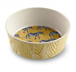 Μπολ Σκύλου και Γάτας Μελαμίνης Τarhong Safari Zebra Medium 946ml Μπολ Σκύλου και Γάτας Μελαμίνης Τarhong Safari Zebra Medium 946ml