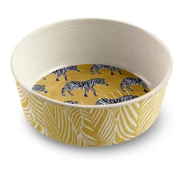 Μπολ Σκύλου και Γάτας Μελαμίνης Τarhong Safari Zebra Medium 946ml