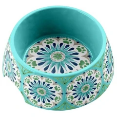 Πλαστικό Μπολ Φαγητού Σκύλου, Γάτας Τarhong Carmel Medallion Pet Bowl Turquoise Τιρκουάζ Medium 591ml Πλαστικό Μπολ Φαγητού Σκύλου, Γάτας Τarhong Carmel Medallion Pet Bowl Turquoise Τιρκουάζ Medium 591ml