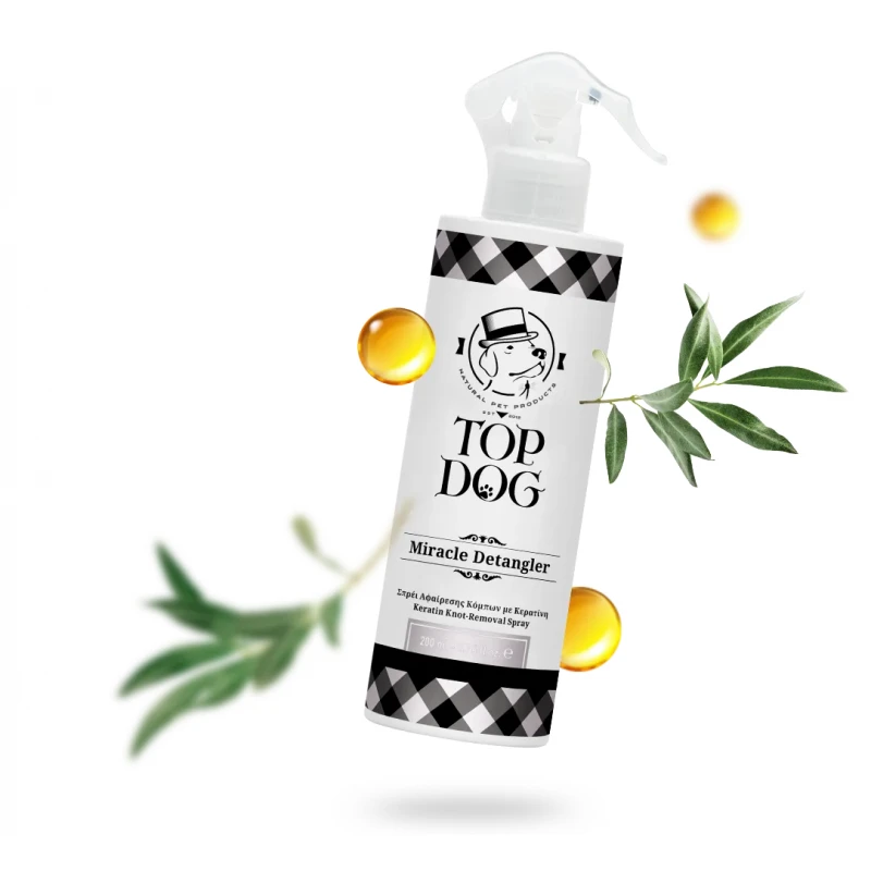 Ενυδατικό Spray αφαίρεσης κόμπων Top Dog Miracle Detangler 200ml ΣΚΥΛΟΙ