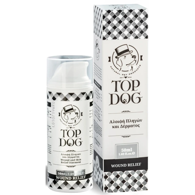 Επουλωτική Αλοιφή Top Dog Wound Relief Ointment 50ml για Σκύλους και Γάτες ΣΚΥΛΟΙ
