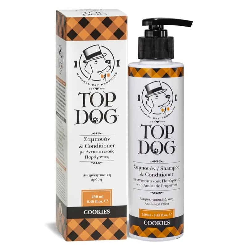 Σαμπουάν με Conditioner Top Dog Cookies 250ml για σκύλους και γάτες ΣΚΥΛΟΙ