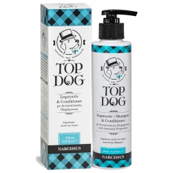 Σαμπουάν με Conditioner Top Dog Narcissus 250ml για σκύλους και γάτες Σαμπουάν με Conditioner Top Dog Narcissus 250ml για σκύλους και γάτες