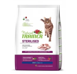 Natural Trainer Cat Adult Sterilized Γαλοπούλα 1,5kg Natural Trainer Cat Adult Sterilized Γαλοπούλα 1,5kg