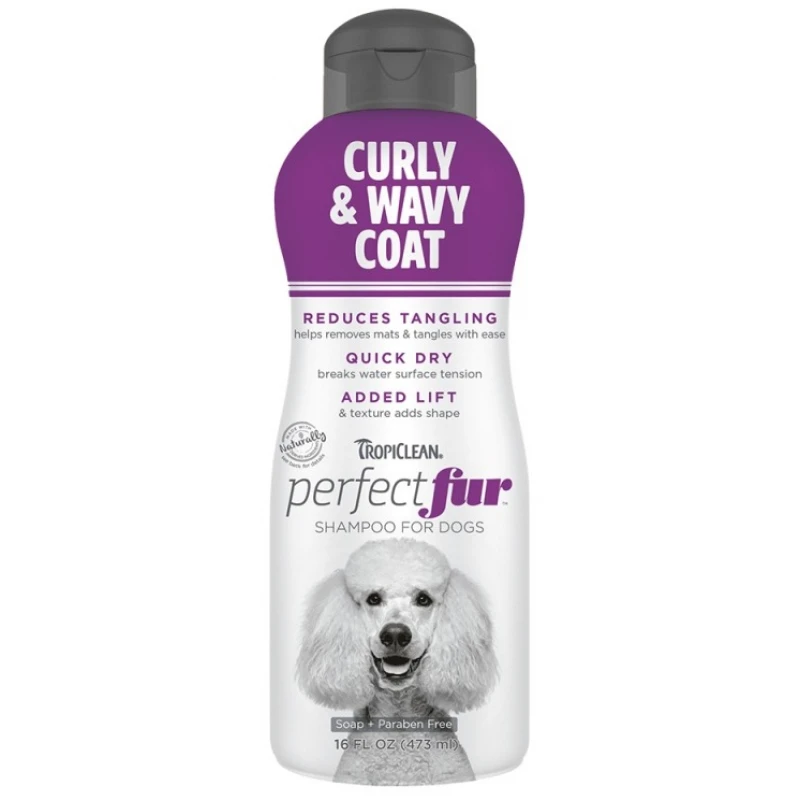 Tropiclean Curly & Wavy Coat Shampoo 473ml ΒΟΥΡΤΣΕΣ- ΠΕΡΙΠΟΙΗΣΗ - ΣΑΜΠΟΥΑΝ