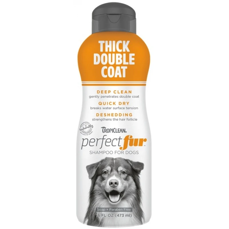 Tropiclean Thick Double Coat Shampoo 473ml ΒΟΥΡΤΣΕΣ- ΠΕΡΙΠΟΙΗΣΗ - ΣΑΜΠΟΥΑΝ