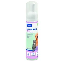Virbac Allerderm Foam Cleanser Σαμπουάν Στεγνού Καθαρισμού 200ml για σκύλους και γάτες Virbac Allerderm Foam Cleanser Σαμπουάν Στεγνού Καθαρισμού 200ml για σκύλους και γάτες