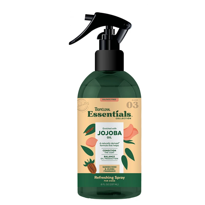 Άρωμα Σκύλου Tropiclean Essentials Jojoba Oil and garden Rose 236ml ΣΚΥΛΟΙ