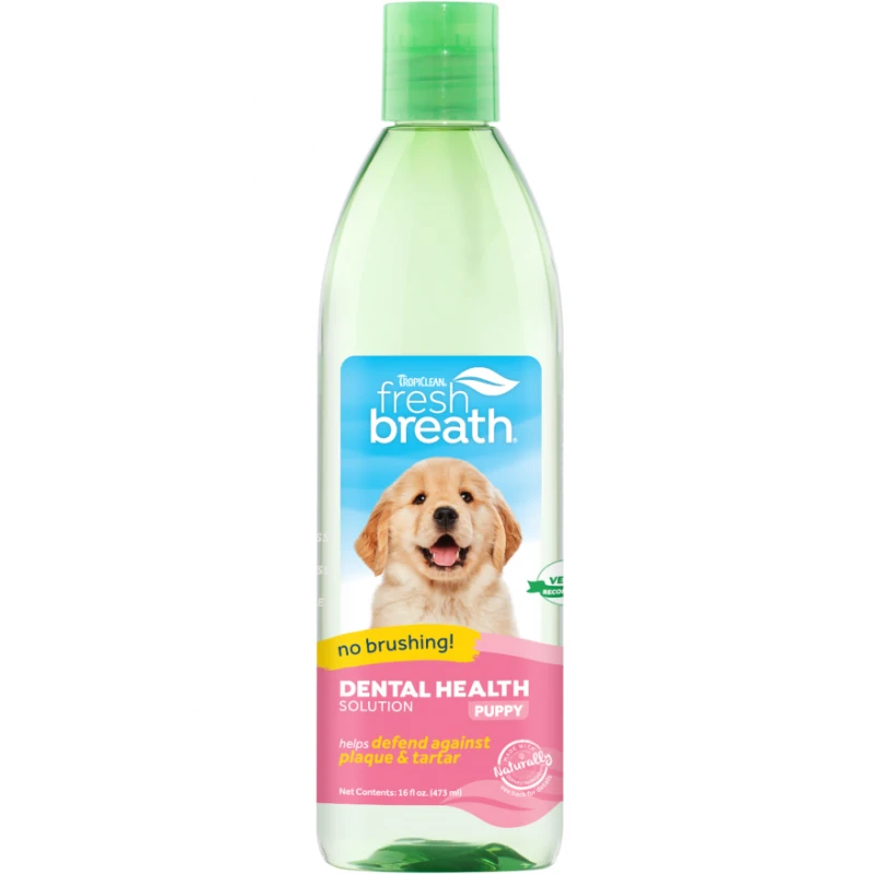 TROPICLEAN FRESH BREATH PUPPY WATER ADDITIVE 473ML ΒΟΥΡΤΣΕΣ- ΠΕΡΙΠΟΙΗΣΗ - ΣΑΜΠΟΥΑΝ