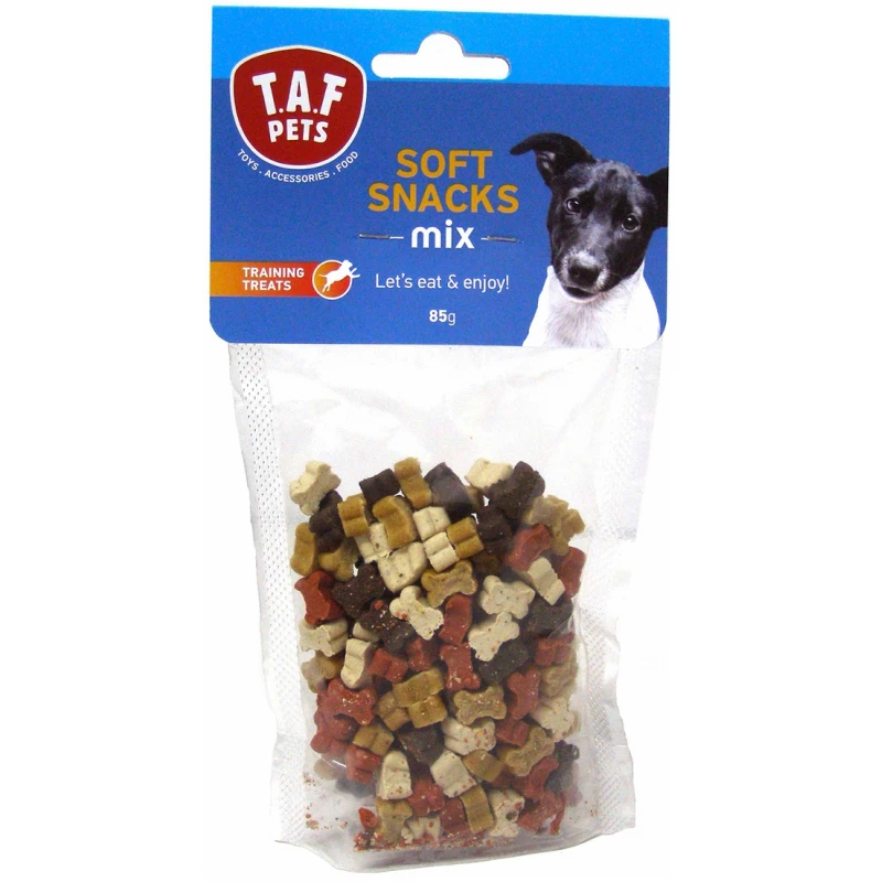 ΛΙΧΟΥΔΙΕΣ ΣΚΥΛΟΥ TAF PETS SOFT SNACKS MIX 85GR ΣΚΥΛΟΙ