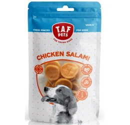 Λιχουδιές Σκύλου Taf Pets Fresh Dog Treats Chicken Salami 75gr Λιχουδιές Σκύλου Taf Pets Fresh Dog Treats Chicken Salami 75gr