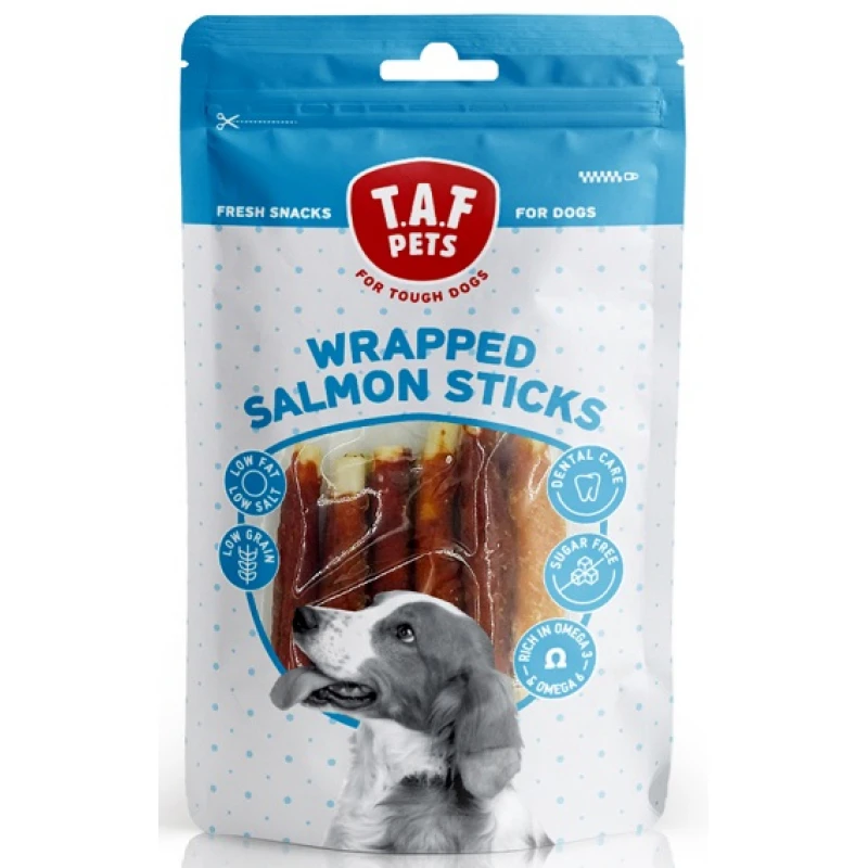 ΛΙΧΟΥΔΙΕΣ TAF PETS FRESH DOG TREATS GNAW SALMON STICKS 75GR ΣΚΥΛΟΙ