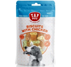 Λιχουδιές Σκύλου Taf Pets Fresh Dog Treats Biscuits & Chicken 75gr Λιχουδιές Σκύλου Taf Pets Fresh Dog Treats Biscuits & Chicken 75gr