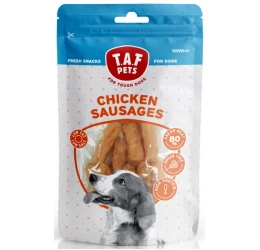 Λιχουδιές Σκύλου Taf Pets Fresh Dog Treats Chicken Sausages 75 Gr Λιχουδιές Σκύλου Taf Pets Fresh Dog Treats Chicken Sausages 75 Gr