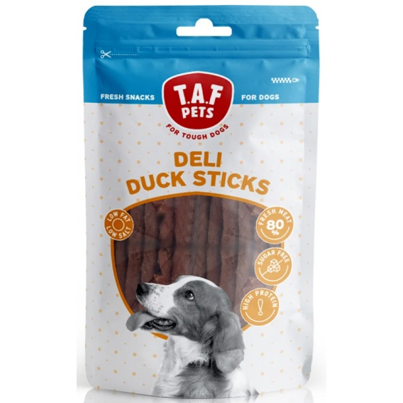 ΛΙΧΟΥΔΙΕΣ ΣΚΥΛΟΥ TAF PETS FRESH DOG TREATS DELI DUCK STICKS 75GR ΣΚΥΛΟΙ