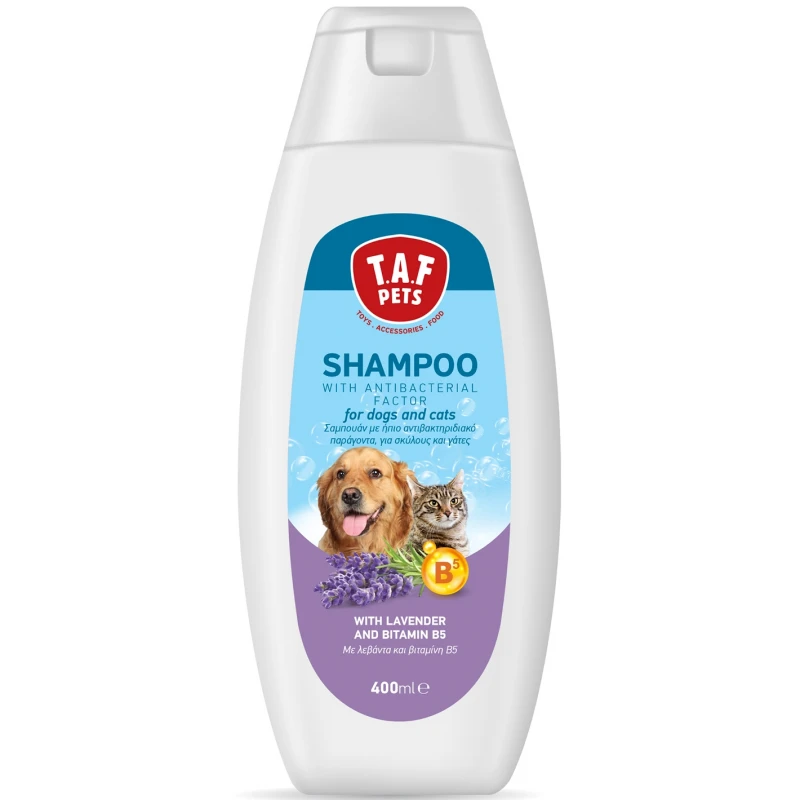 ΣΑΜΠΟΥΑΝ TAF PETS SHAMPOO DOG & CAT ANTIBACT FACTOR 400ML ΣΚΥΛΟΙ