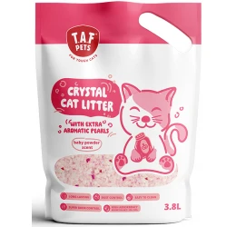 Κρυσταλλική Άμμος Γάτας TAF 3.8L (1,6kg) Baby Powder Κρυσταλλική Άμμος Γάτας TAF 3.8L (1,6kg) Baby Powder
